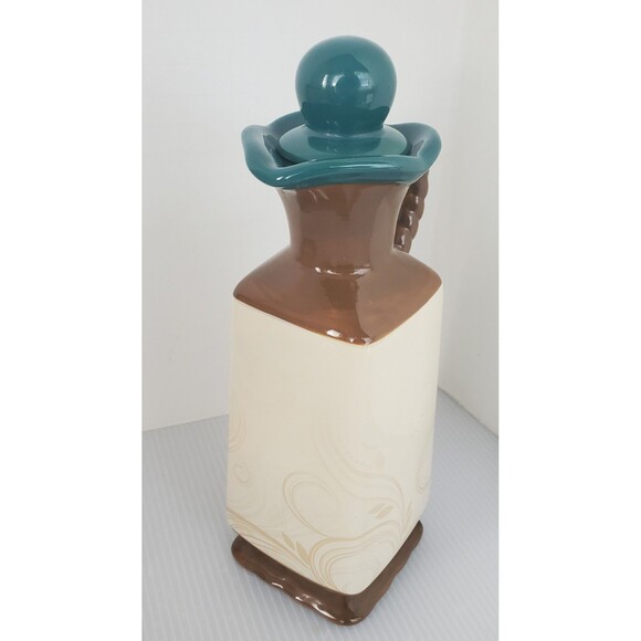 Tastefully Simple Decanter Pitcher Ceramic Stoneware Host Collection Dispenser - Picture 3 of 8